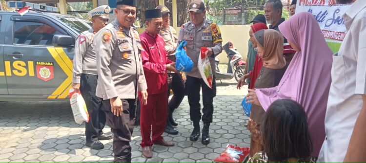 Polsek Siak hulu kunjungi 10 Warga Buluh Nipis