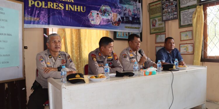 Ini Sejumlah Masalah Warga Sungai Beringin Disampaikan Saat Jumat Curhat Polres Inhu