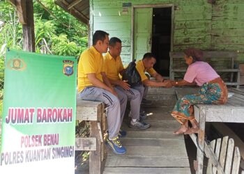 Mempererat Hubungan Kekeluargaan Dengan Masyarakat Kapolsek Benai Adakan Jumat Barokah