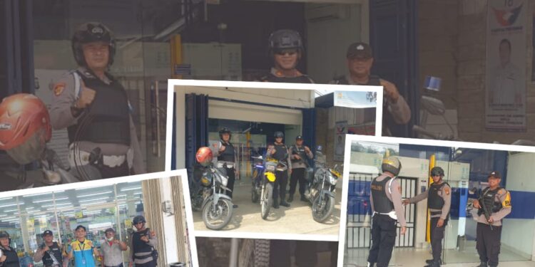 Kapolsek Tapung Hulu Bersama Personil Laksanakan Patroli Mengantisipasi Tindak Pidana C3