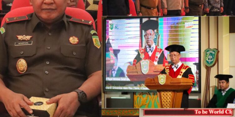 Wakil Kepala Kejaksaan Tinggi Riau Hadiri Rapat Istimewa Senat Universitas Islam Riau
