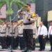 Kapolres Kuansing AKBP. Pangucap Priyo Soegito. S.I.K, M.H Memimpin Apel Gelar Pasukan Operasi Zebra Lancang Kuning 2023 Di Polres Kuansing
