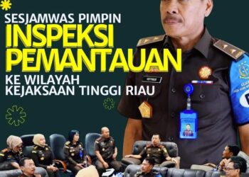 KUNJUNGAN KERJA PLT. INSPEKTUR IV PADA JAKSA AGUNG MUDA PENGAWASAN KEJAKSAAN AGUNG RI DALAM RANGKA INSPEKSI PEMANTAUAN TAHUN 2023