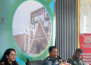 KUNJUNGAN KERJA ASISTEN PIDANA MILITER KEJAKSAAN TINGGI RIAU DI KEJAKSAAN NEGERI ROKAN HILIR