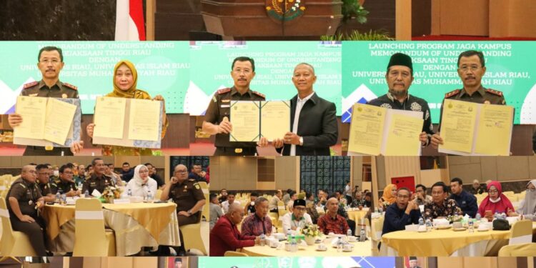 Kajati Riau Melakukan Penandatanganan Memorendum Of Understanding (MOU)
