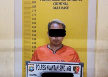 Tim Opsnal Sat Reskrim Polres Kuansing Mengamankan Satu (1) Orang Pelaku Judi Online Jenis Chip Higgh Domino