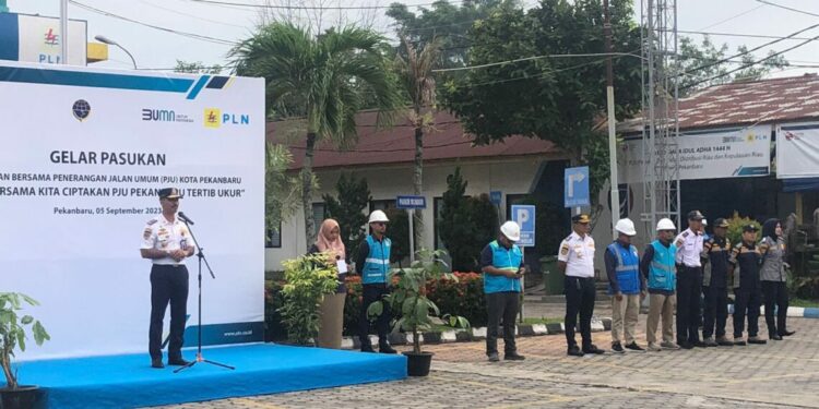 Kadishub Pekanbaru Yuliarso Pimpin Apel Penertiban PJU Diseluruh Wilayah Kota Pekanbaru