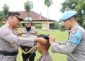 12 Bintara Remaja Polres Kuansing Ikuti Tradisi Pembaretan Bintara Polri Tahun 2023 Polres Kuansing