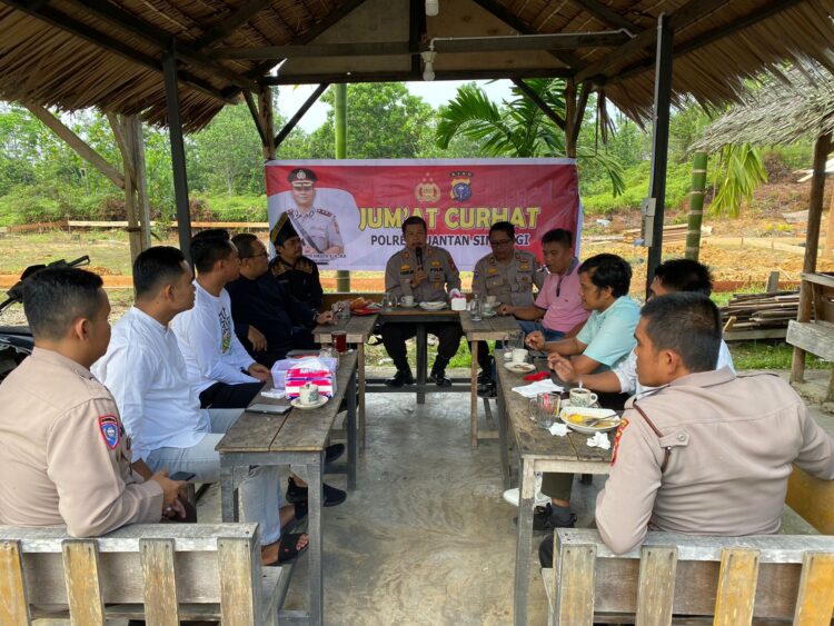 Polres Kuansing Jum’at Curhat bersama Elemen Masyarakat