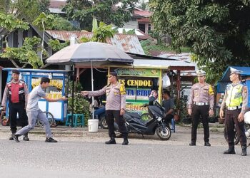 Kapolres Kuansing Cek Pelaksanaan Giat Strong Point