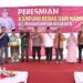 Peresmian Kampung Bebas Narkoba Kambesko Rengat , Ini Pesan Kapolres Inhu