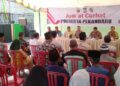 Kapolres Inhu Pimpin Jumat Curhat dan Bezuk Korban Lakalantas di Talang Jerinjing