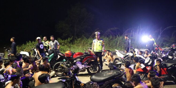 81 Kendaraan Terjaring Razia Pada Operasi Zebra Lancang Kuning 2023 Polres Kuansing