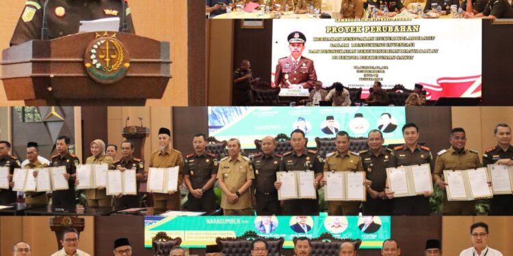 Kepala Kejaksaan Tinggi Riau Melakukan Kegiatan,(FGD),(JAGA ZAPIN)dan(MOU)Antara Bupati/Walikota
