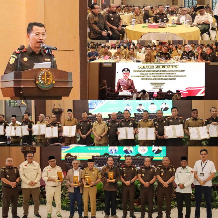 Kepala Kejaksaan Tinggi Riau Melakukan Kegiatan,(FGD),(JAGA ZAPIN)dan(MOU)Antara Bupati/Walikota