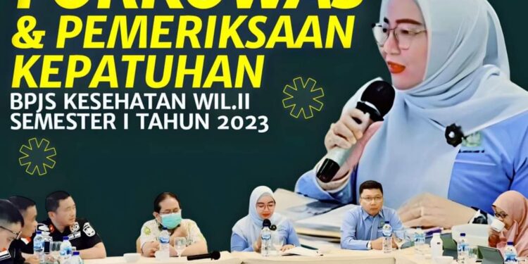 Asisten Perdata dan Tata Usaha Negara Kejaksaan Tinggi Riau Hadiri Monev Sinergi Forkowas dan Pemeriksaan Kepatuhan BPJS Kesehatan Wilayah II Semester I Tahun 2023