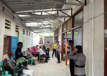 Minggu Kasih Polres Inhu di Gereja HKBP Rengat, Pendeta Nyatakan Siap Jaga Kamtibmas