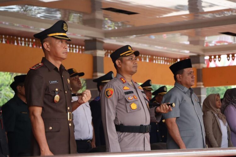 Kapolres Kuansing Hadiri Upacara Peringatan Hari Perhubungan Nasional Tahun 2023 Ke 53 “Melaju Untuk Transportasi Maju”