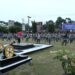 Polres Kampar Gelar Olah Raga Bersama  Meriahkan Hari Lalu Lintas Bhayangkara Ke – 68