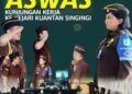 ASWAS KEJATI RIAU MELAKUKAN INSPEKSI PEMANTAUAN DI KEJAKSAAN NEGERI KUANTAN SINGINGI
