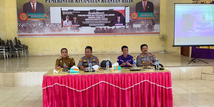 Kapolres Kuansing Hadiri Sosialisasi Pemilu Dan Pilkada Serentak 2024 Kabupaten Kuansing