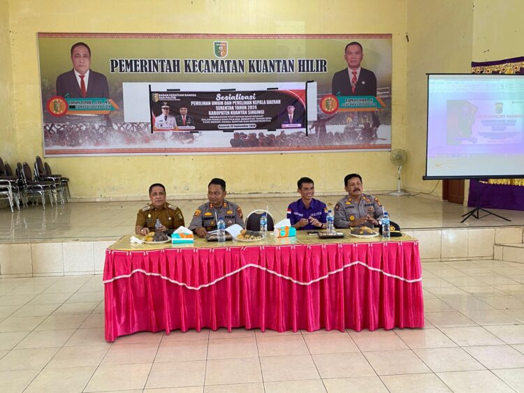 Kapolres Kuansing Hadiri Sosialisasi Pemilu Dan Pilkada Serentak 2024 Kabupaten Kuansing