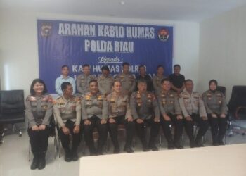 Kabid Humas Polda Riau Gelar Pertemuan Jajaran Humas Polda Riau