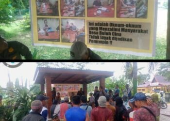 Warga Desa Buluh Cina Merasa Kesal, Diduga Tersangka ABU Sindikat Mafia Tanah
