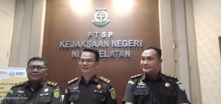 kejaksaan Negeri Nias Selatan Menetapkan SN Sebagai Tersangka dalam Perkara korupsi