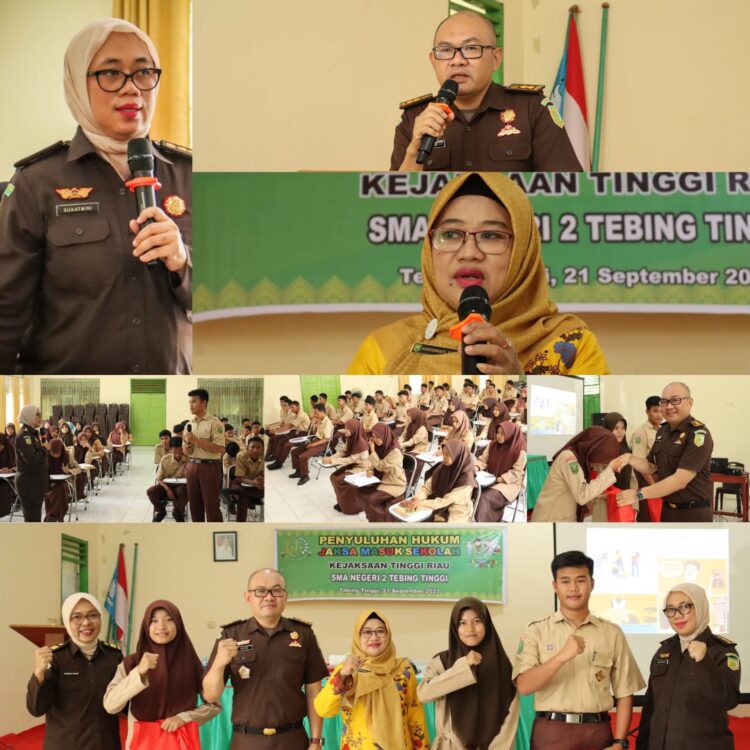 Kejaksaan Tinggi Riau Melakukan Kegiatan Penyuluhan Hukum Program Jaksa Masuk Sekolah (JMS)