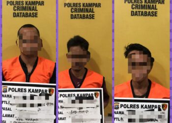 3 Pelaku Judi Togel Diamankan Tim Macan Kampar Satreskrim Polres Kampar