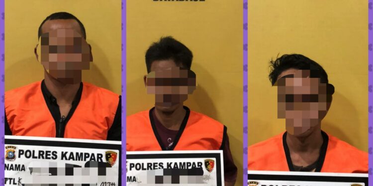3 Pelaku Judi Togel Diamankan Tim Macan Kampar Satreskrim Polres Kampar