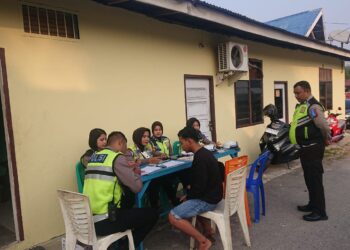 4011 Pelanggaran Tilang dan Teguran Online Yang Ditindak Satlantas Selama Bulan September