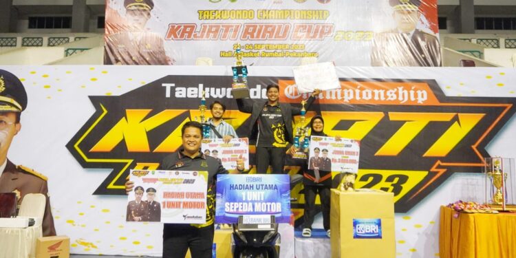 PIALA BERGILIR KAJATI RIAU CUP 2023 DI RAIH OLEH TAEKWONDO ANDALAN KEJATI RIAU