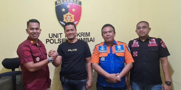Lapas Narkotika Pekanbaru Berkunjung ke Polsek Rumbai