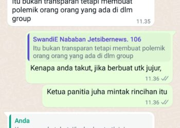 Mintak Transparan Pencairan Profosal dalam Grub Pelantikan PPRI, Ketua PPRI Kepanasan