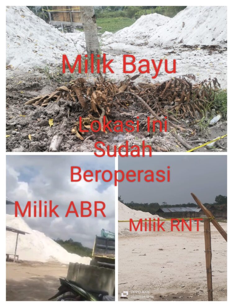 3 Bigbos Quari Ilegal di Desa Tarai Bangun Kecamatan Tambang Bebas Operasi