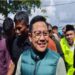 Cawapres No urut 1 Muhaimin Iskandar, Datangi Pasar Pagi Arengka