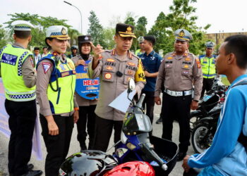 Satlantas Polresta Pekanbaru Gelar Riau Tertib Berkeselamatan