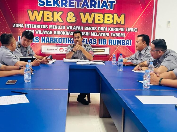 KPLP Klas IIB Lapas Narkotika Rumbai Wujudkan Lapas yang tertib dan kondusif