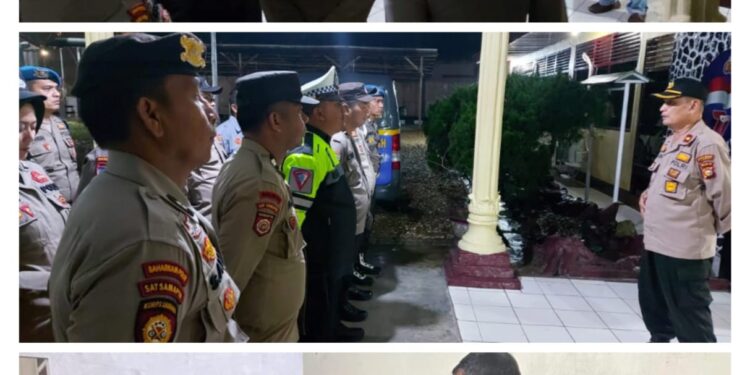 Polres Kuansing Laksanakan Pengamanan Kampanye Tatap Muka