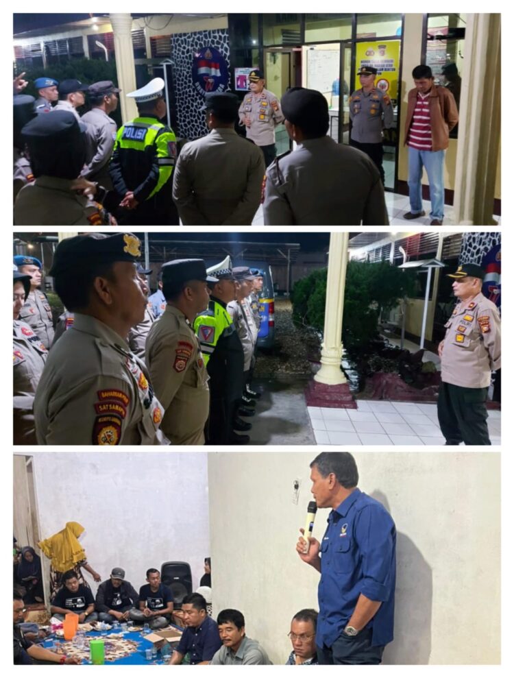 Polres Kuansing Laksanakan Pengamanan Kampanye Tatap Muka