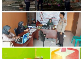Jelang Pemilu 2024, Polsek Kuantan Tengah dan Polsek Hulu Kuantan Lakukan Patroli Kondusifitas Kamtibmas