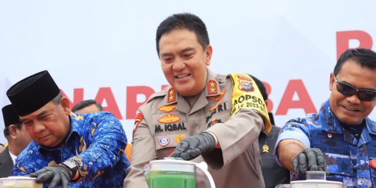 Cipta Kondisi Kamtibmas, Polda Riau ‘All Out’ Tangani Bentuk Kejahatan dan Musnakan Barang Bukti