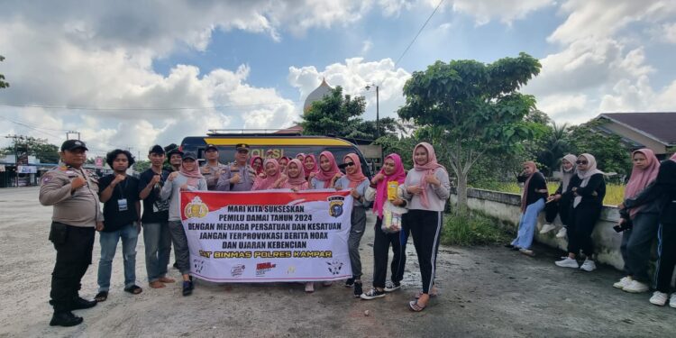 Kasat Binmas Polres Kampar Perketat Satgas Preemtif dan Edukasi Dalam Rangka OMB LK 2023