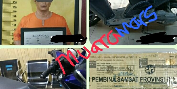 Polsek Bukit Raya Sikat Pelaku Curanmor