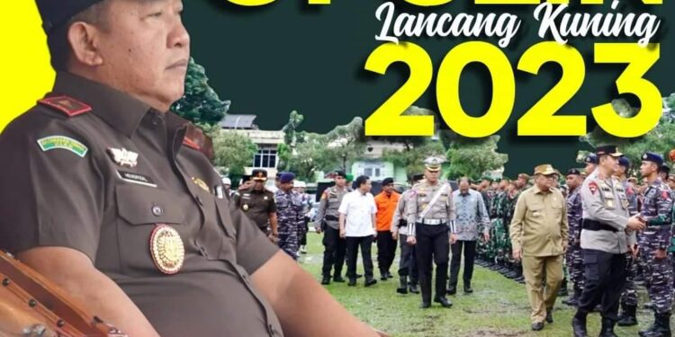 Wakil Kepala Kejaksaan Tinggi Riau Hadiri Apel Gelar Operasi Lilin Lancang Kuning 2023
