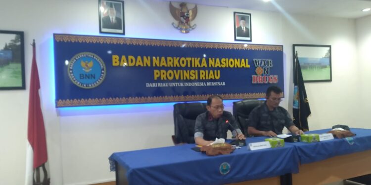BNNP Riau Ungkap 41 Kasus dan Musnahkan 39.19 Kg Sabu Serta 21 Ribu Ekstasi