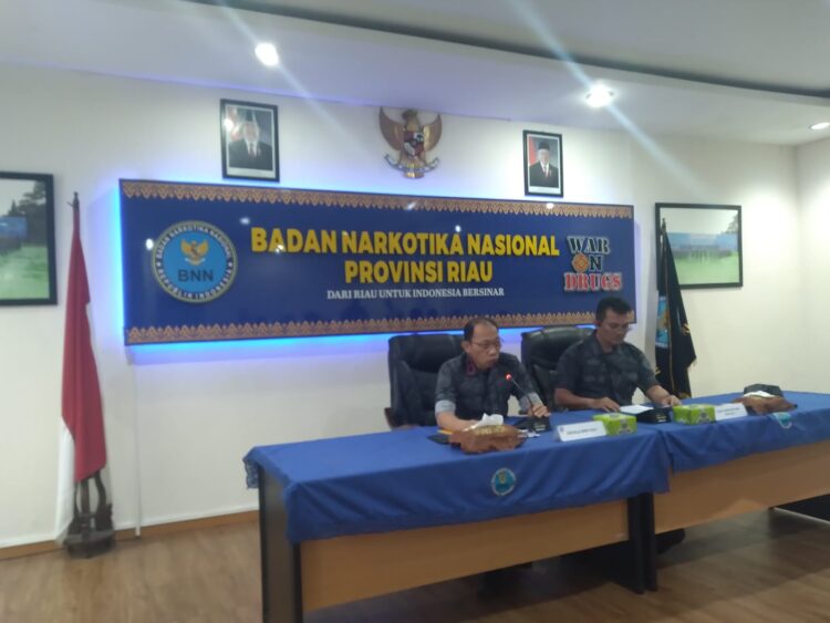 BNNP Riau Ungkap 41 Kasus dan Musnahkan 39.19 Kg Sabu Serta 21 Ribu Ekstasi
