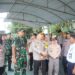 AKBP Jeki Rahmat Mustika, SIK, Bersama Dandim 0301 Wirabima Kota Pekanbaru dan Pejabat Utama Memantau Perayaan Natal di Gereja HKBP Hangtua